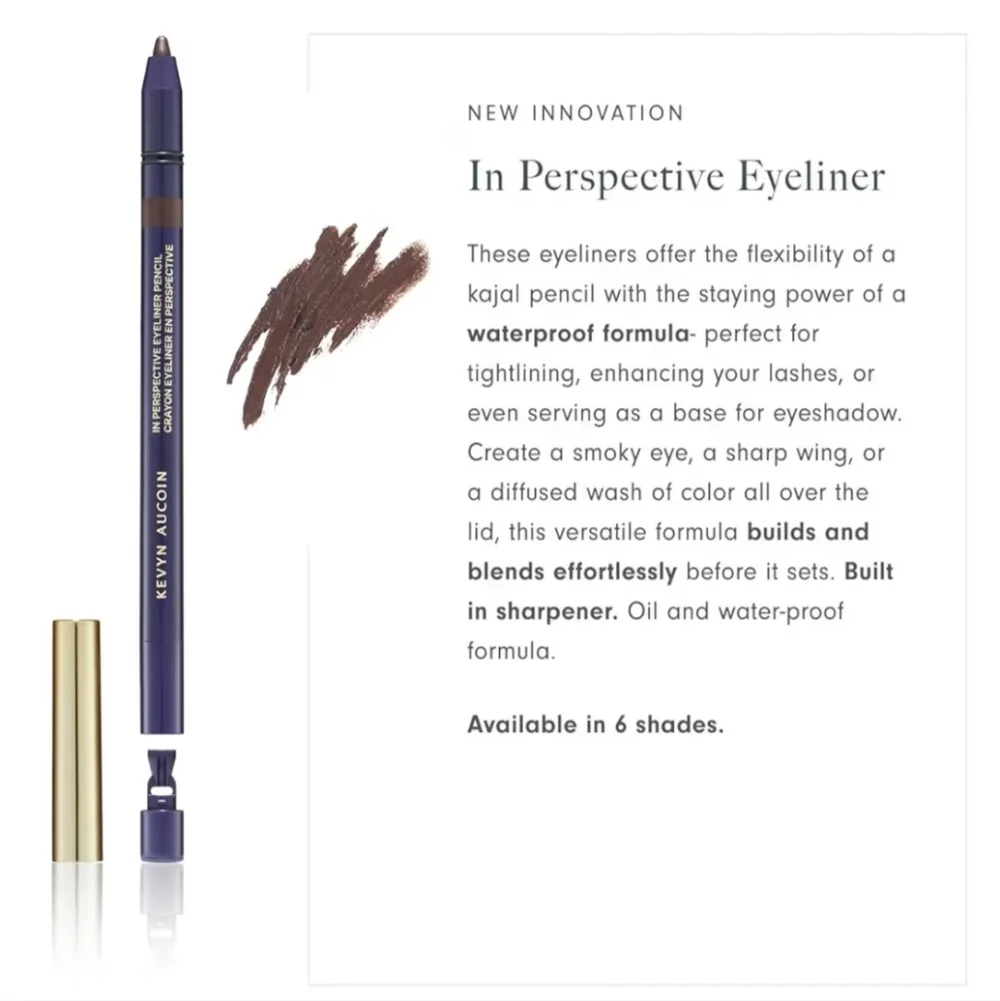 🌺Kevyn Aucoin Brown In Perspective Eyeliner Pencil Brown Eyeliner Waterproof